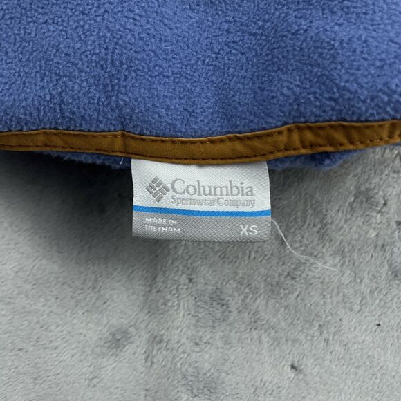 Columbia Womens Foster Creek Blue Fleece T-Snap Pullover Size XS Style XL0359 - Picture 5 of 8